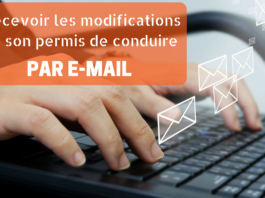 Recevoir les modifications de son permis de conduire par e-mail ! reception email points permis