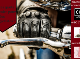 Port des gants obligatoire pour les motocyclistes !