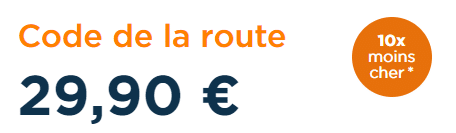 Prix code de la route ornikar