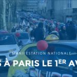 Manifestation auto-ecole paris