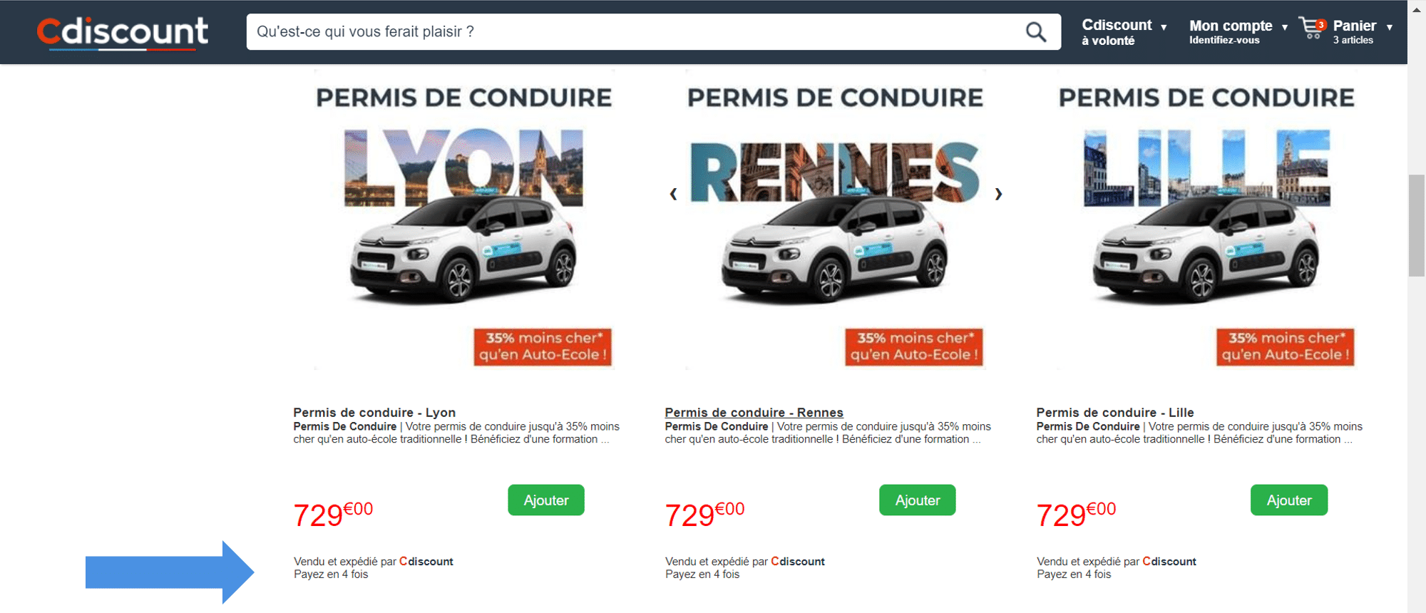 Conduite supervisee - Cdiscount