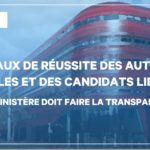 Taux de réussite auto-école candidats libres 2020