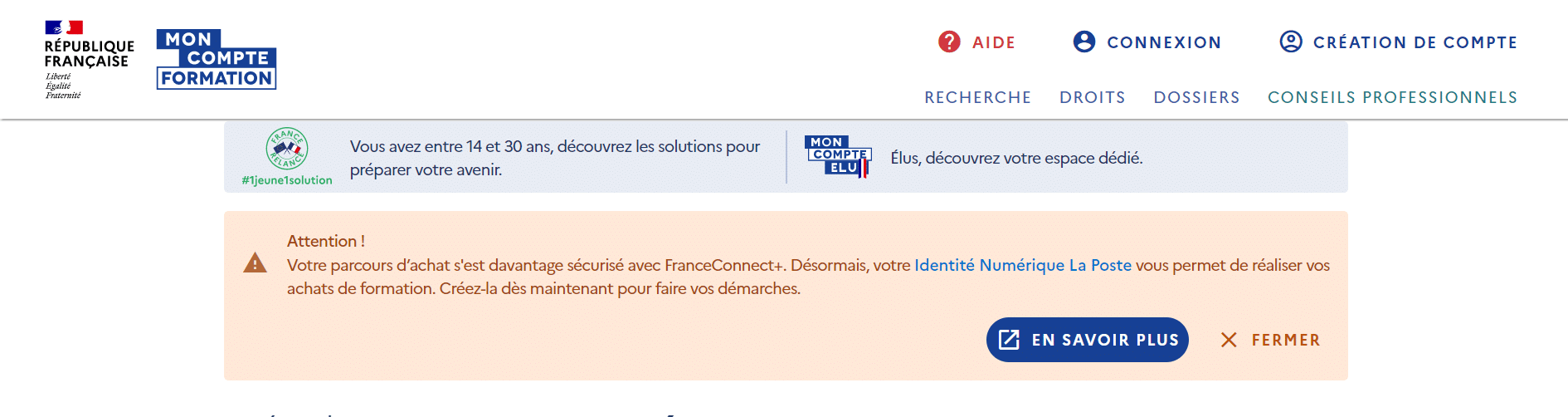 France Connect Plus