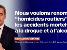 Darmanin propose le retrait du permis en cas de consommation de drogue ou d’alcool Darmanin drogue alcool permis de conduire