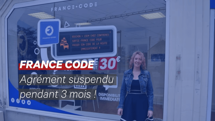 France Code Agrément suspendu