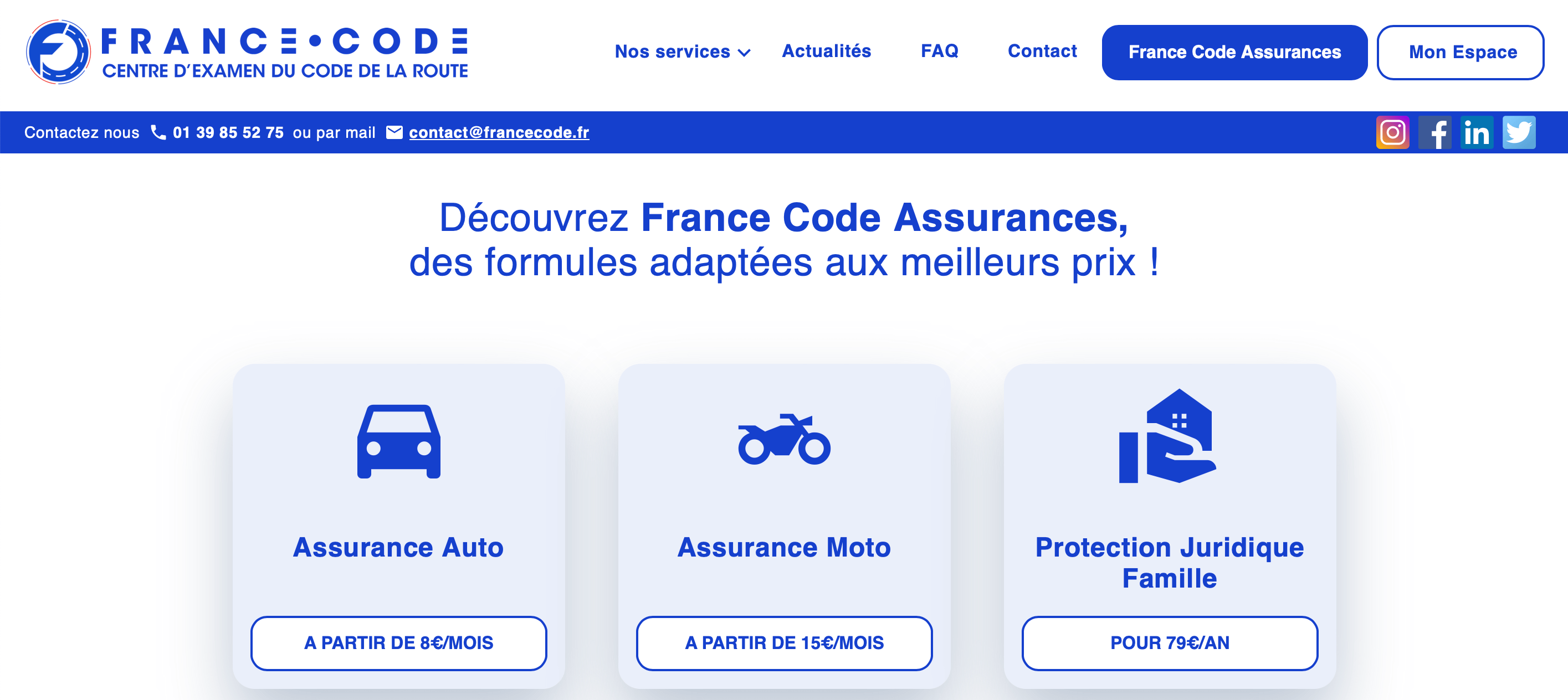 France Code propose des assurances