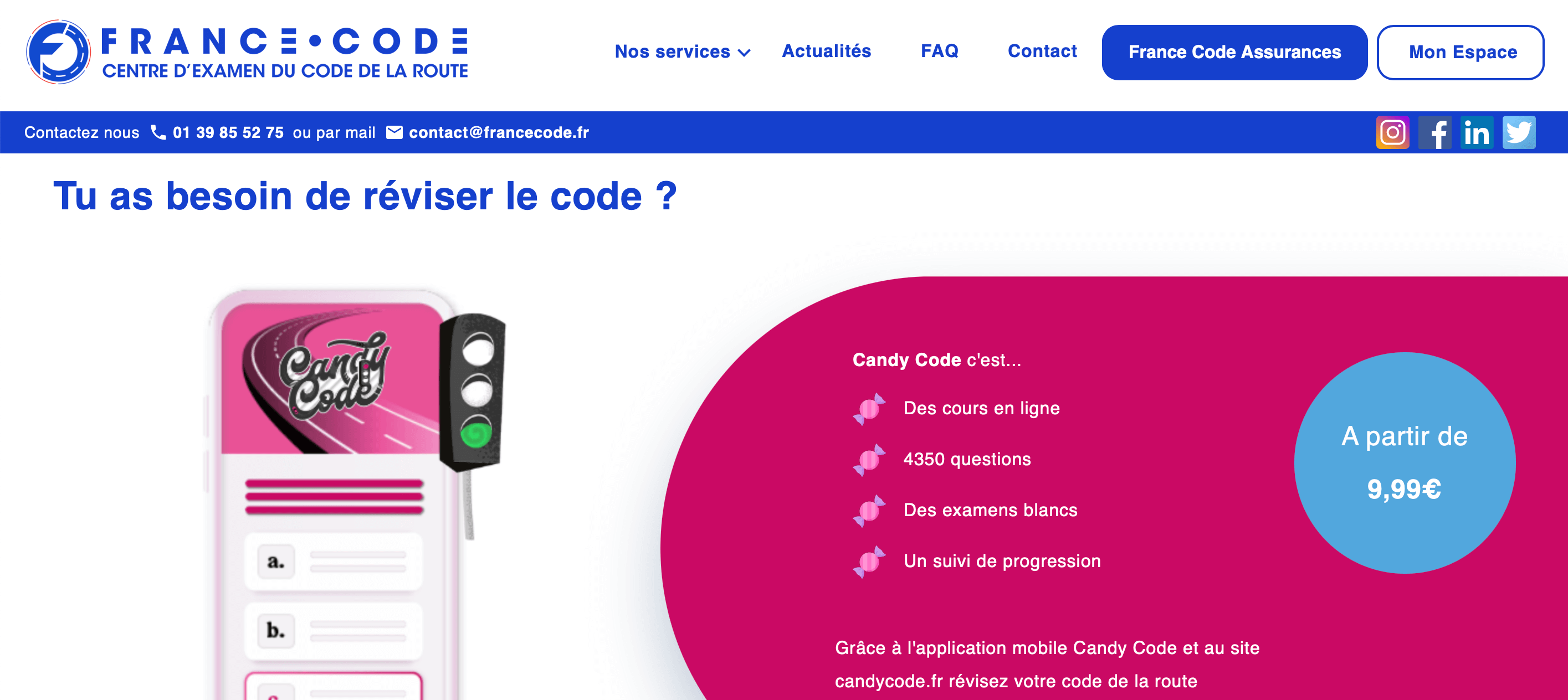 France Code - réviser code en ligne
