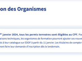 Le permis moto finançable grâce au CPF à partir du 11 janvier permis moto CPF