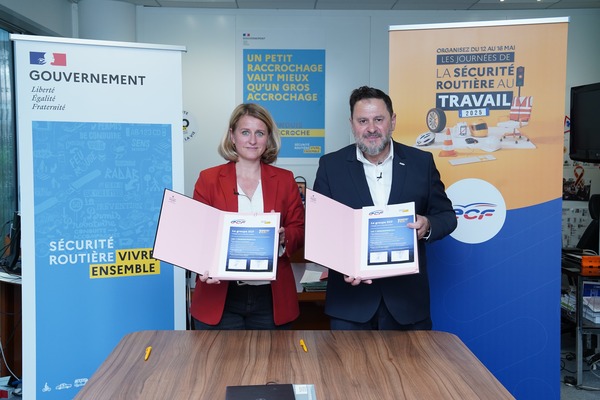 Signature Charte sécurité routière au travail