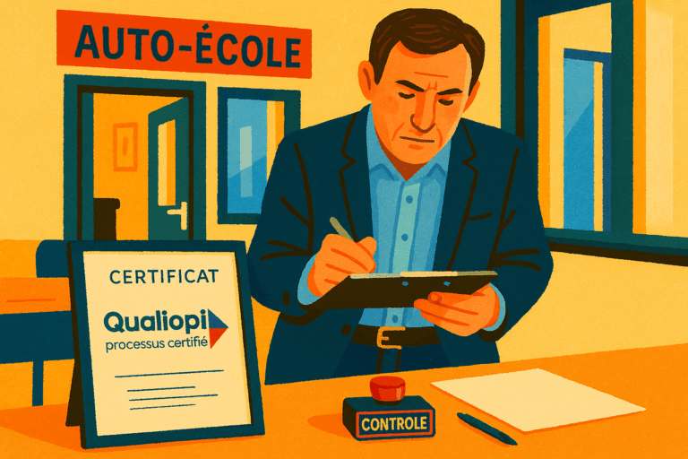 Auto-Ecole Certification Qualiopi plan fraude