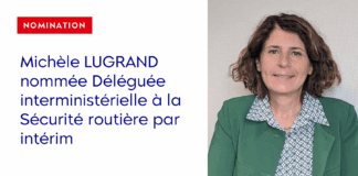 Michèle Lugrand nommée Déléguée interministérielle à la Sécurité routière par intérim Michèle LUGRAND Déléguée interministérielle à la Sécurité routière par intérim