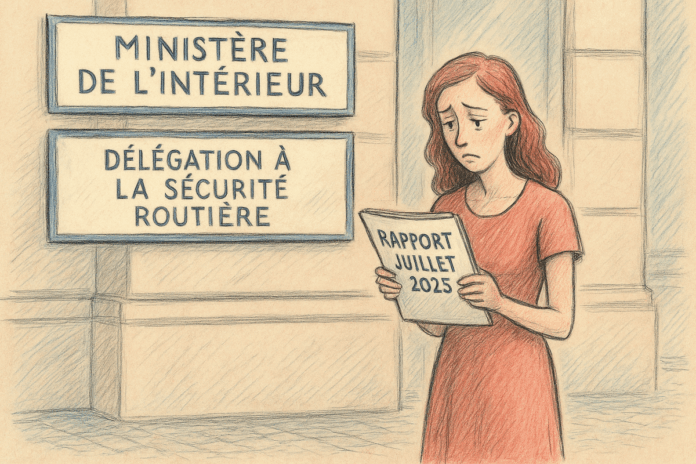 Rapport mortalité sécurité routière juillet 2025
