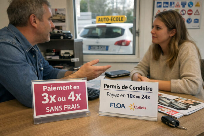 Financement 10 fois sans frais auto-école