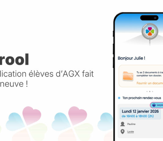 Sarool : AGX repense et modernise son appli élève Sarool AGX - PermisMag