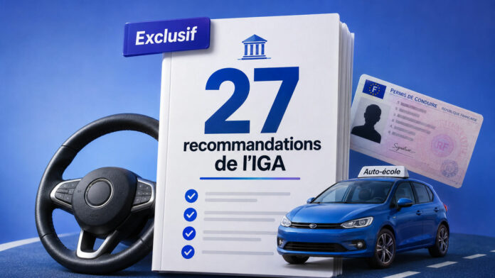 27 recommandations rapport IGA permis de conduire
