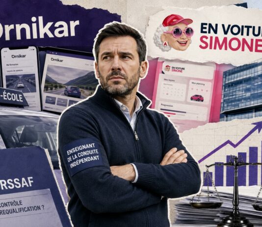Ornikar + En Voiture Simone : les enseignants sont-ils toujours indépendants ? Moniteur indépendant Ornikar En Voiture Simone