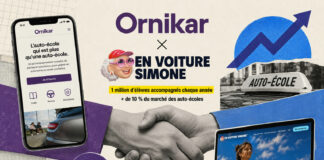 Auto-école en ligne : Ornikar rachète En Voiture Simone Ornikar acquiert En Voiture Simone