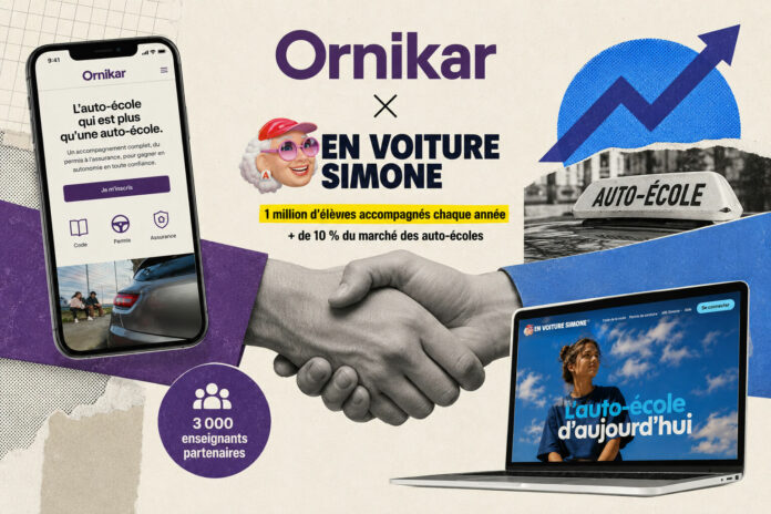 Ornikar acquiert En Voiture Simone Ornikar acquiert En Voiture Simone