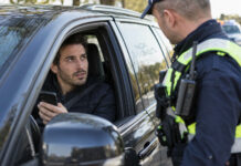 Téléphone au volant : la suspension du permis généralisée à toute la France Contrôle routier au bord de la route