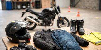 Équipement obligatoire permis moto : les 5 pièces exigées article-equipement-moto